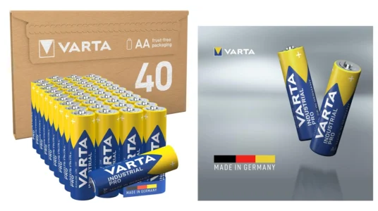 Pilas alcalinas Varta Industrial Pro AA