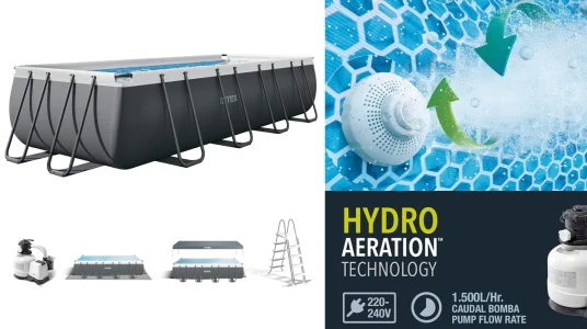 Piscina Desmontable Rectangular Intex 55220 Ultra XTR Frame