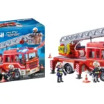 Playmobil City 9463 camión de bomberos con escalera luces y sonido