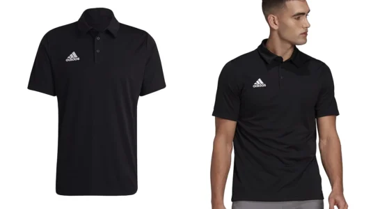 Polo Adidas Entrada 22 en color negro