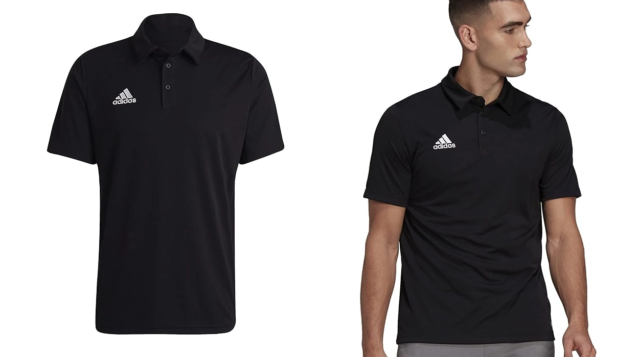 Polo Adidas Entrada 22 en color negro
