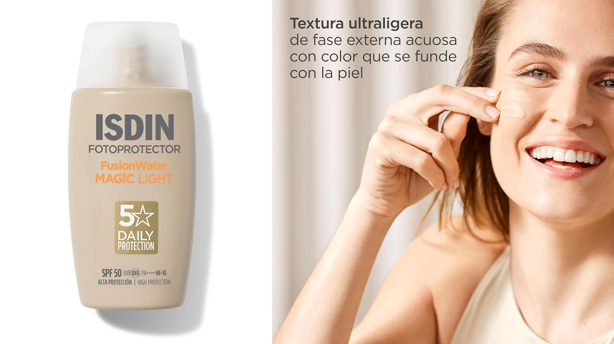 Protector solar ISDIN Fusion Water Color Light SPF 50