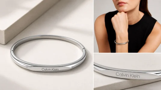 Pulsera Calvin Klein Faceted tipo bangle