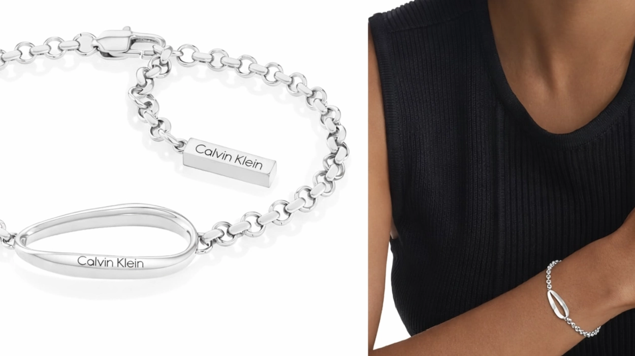 Pulsera con cadena Calvin Klein Playful Organic Shapes para mujer