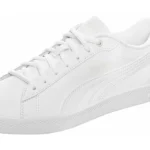 Puma Smash v2 Leather blancas mujer