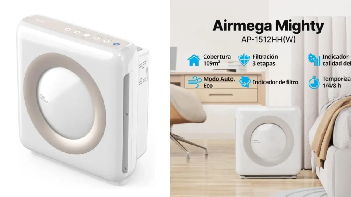 Purificador de aire Coway con filtro HEPA