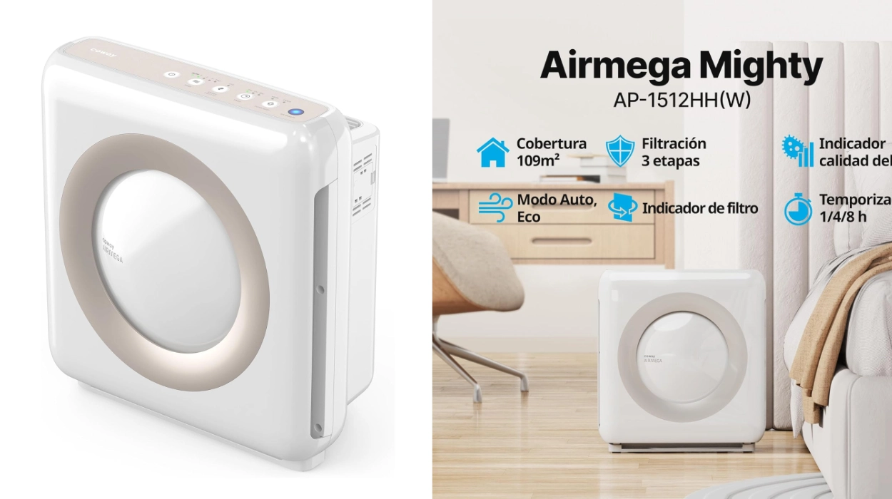 Purificador de aire Coway con filtro HEPA