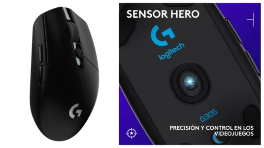 Ratón inalámbrico Logitech G305 Lightspeed de 12.000 DPI