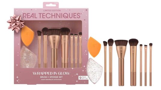Real Techniques Wrapped In Glow Brush pinceles y brochas baratas
