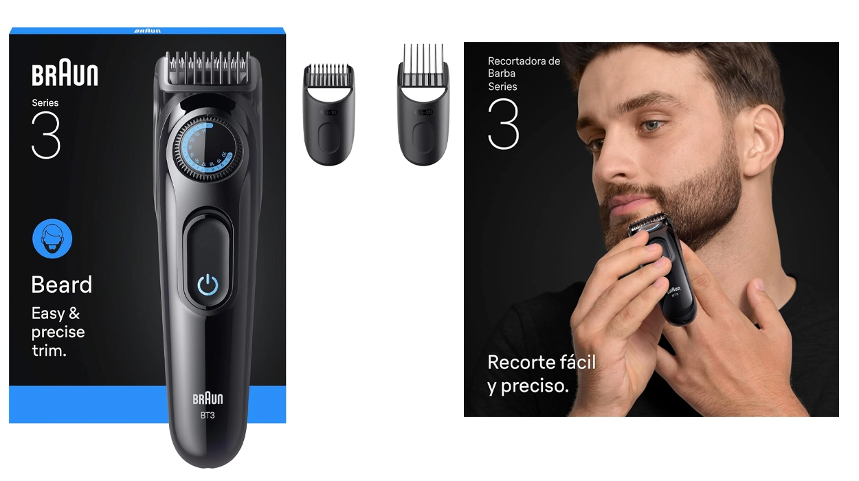 Recortadora de barba Braun Series 3 BT3520