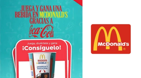 Refresco grande gratis en McDonalds