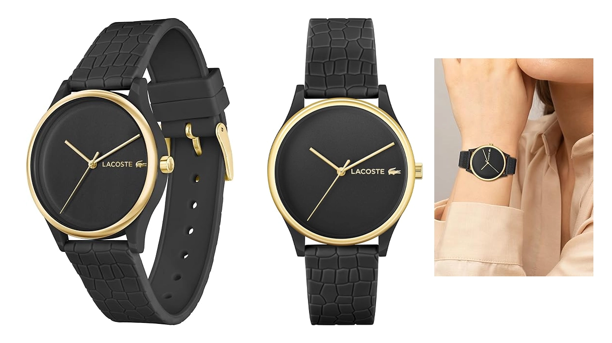 Reloj analógico Lacoste colección Crocodelle para mujer