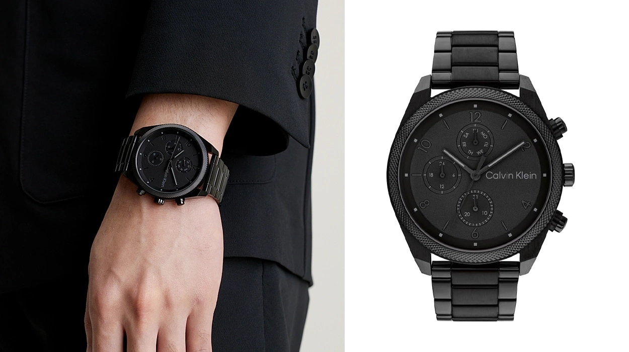 Reloj analógico multifunción Calvin Klein Impact para hombre