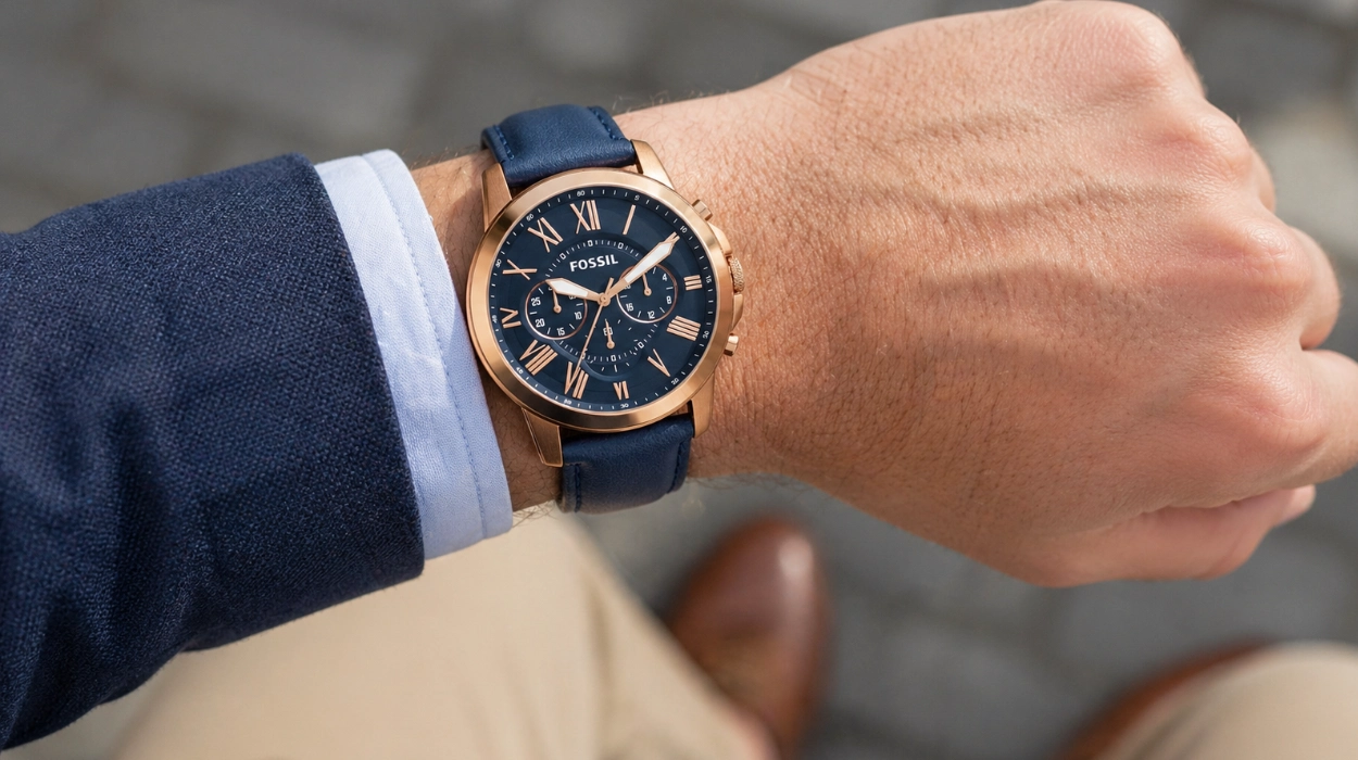 Reloj cronógrafo Fossil Grant para hombre