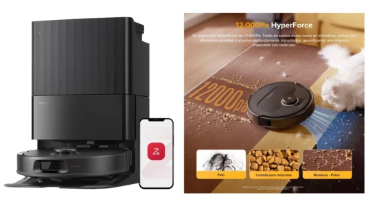 Robot aspirador Roborock Qrevo S5V