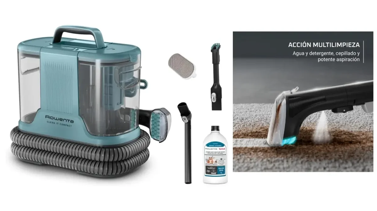 Limpiador de tapicerías Rowenta Clean It Compact