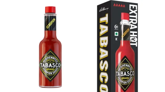 Salsa Tabasco Scorpion picante extremo de 60 ml