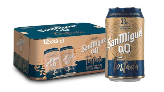 San Miguel 0,0 Tostada