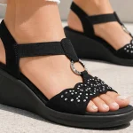 Sandalias de cuña Skechers Rumblers-Queen para mujer