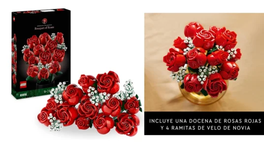 Set LEGO Botanicals Ramo de Rosas Rojas
