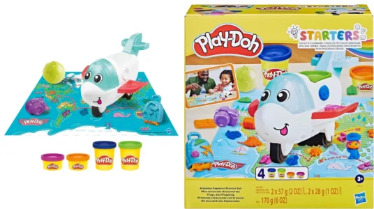 Set de inicio Fábrica de Diversión Play-Doh con 3 botes de plastilina