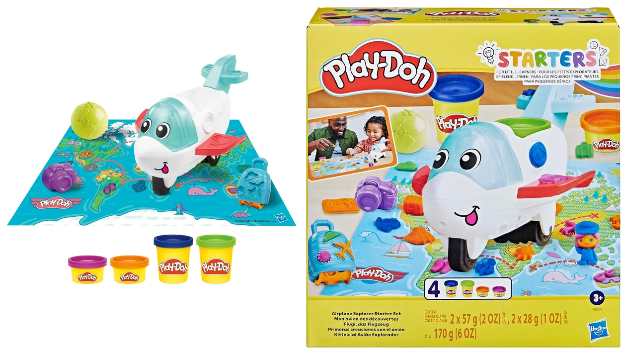 Set de inicio Fábrica de Diversión Play-Doh con 3 botes de plastilina