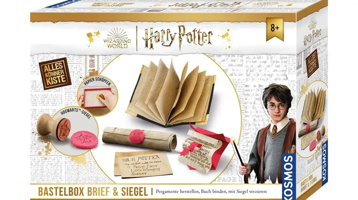 Haz feliz a tu Potterhead más querido con este set de manualidades Carta y Sello de Harry Potter baratísimo ¡Diversión asegurada!