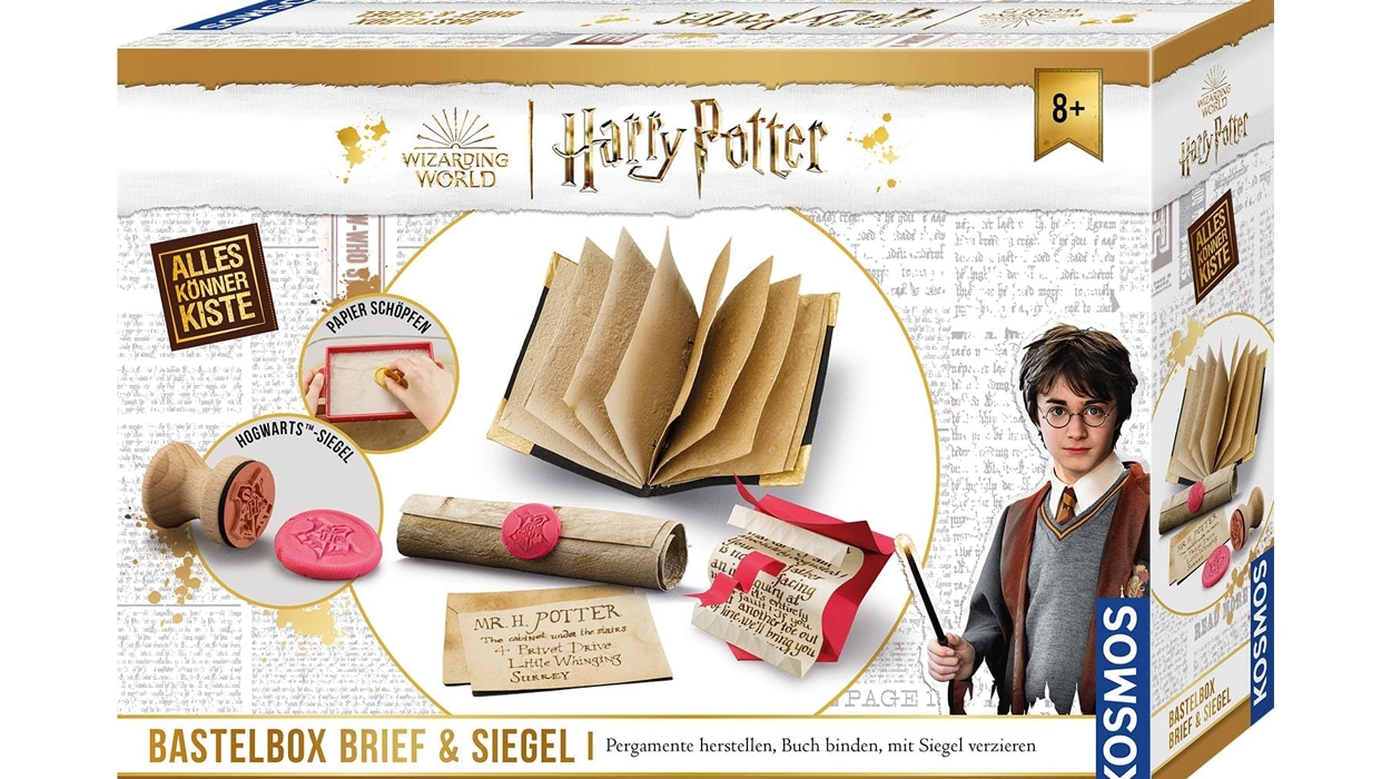 Set de manualidades Carta y Sello Harry Potter Kosmos