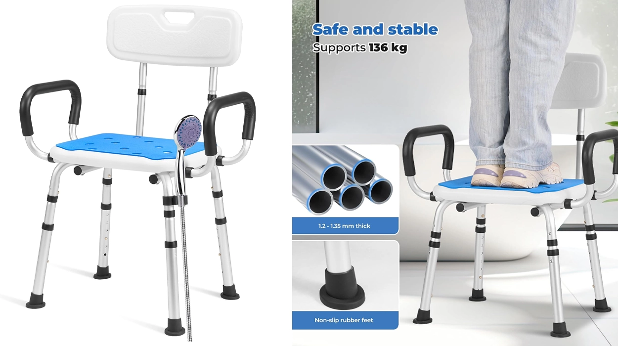 Silla de ducha Careboda para personas mayores