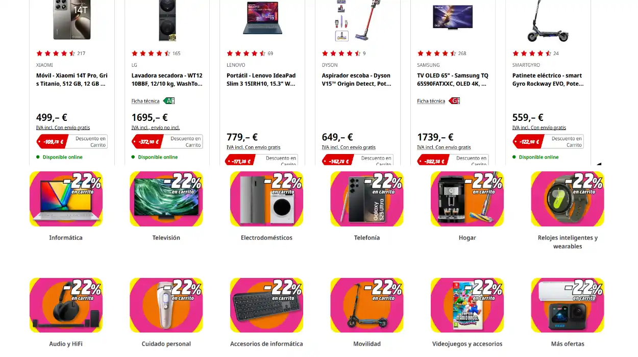 Single's day Mediamarkt ofertas
