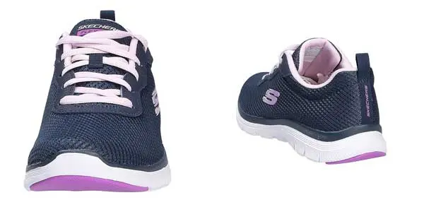 Skechers Flex Appeal 4.0 Brilliant View regular azul rosa mujer oferta