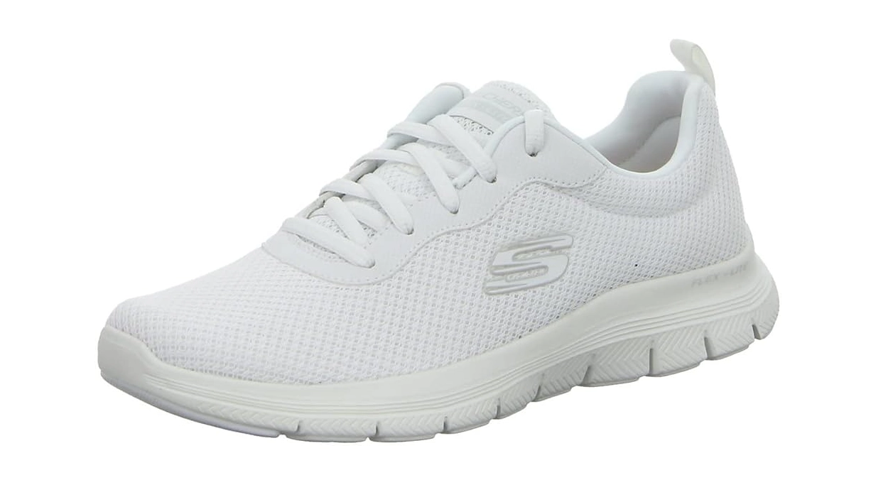Skechers Flex Appeal 4.0 Brilliant View Regular blancas mujer baratas