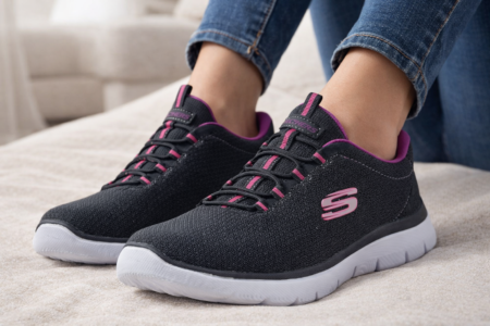 Skechers Summits Purple Trim