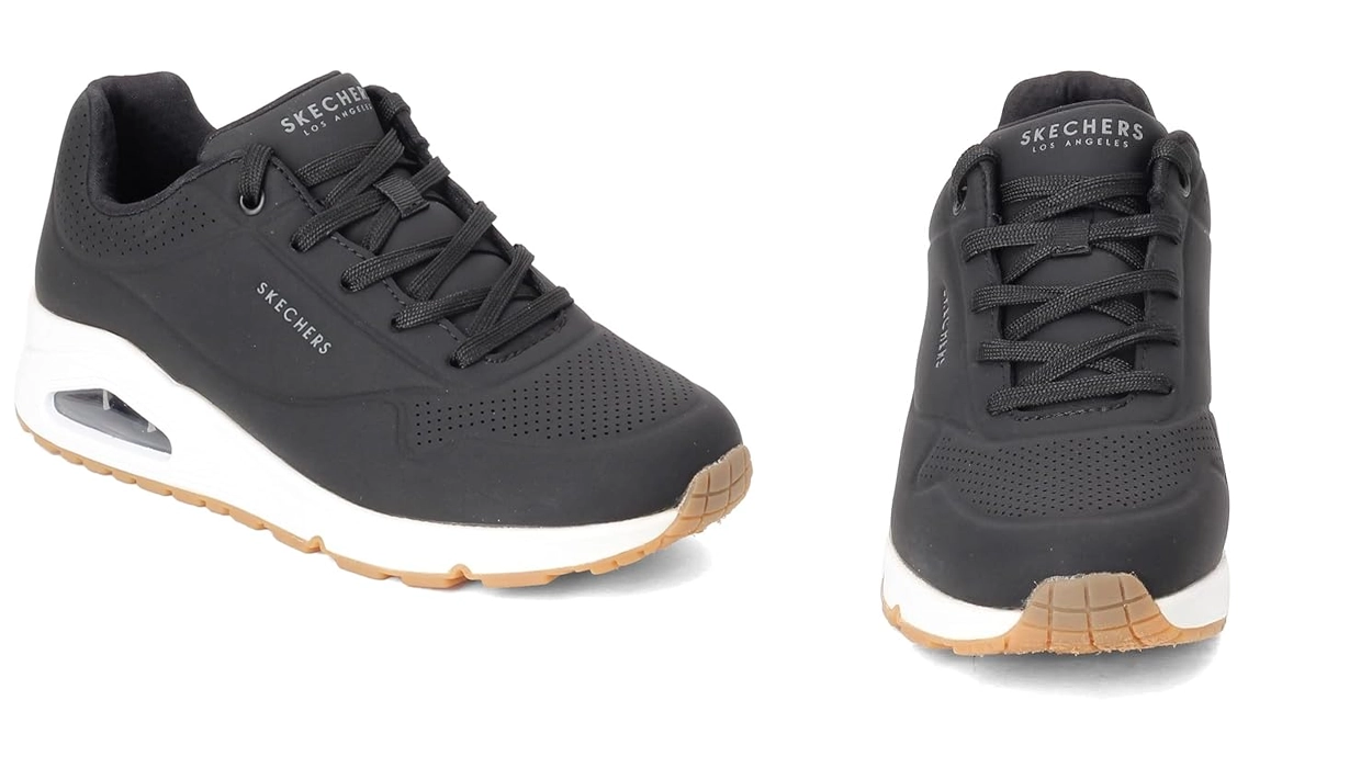 Skechers Uno Shimmer Away negras