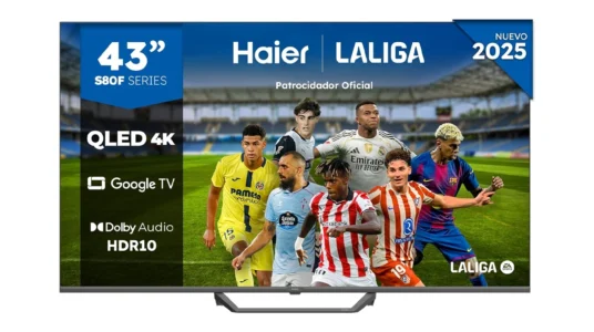 Smart TV Haier QLED 4K UHD H43S80FUX de 43