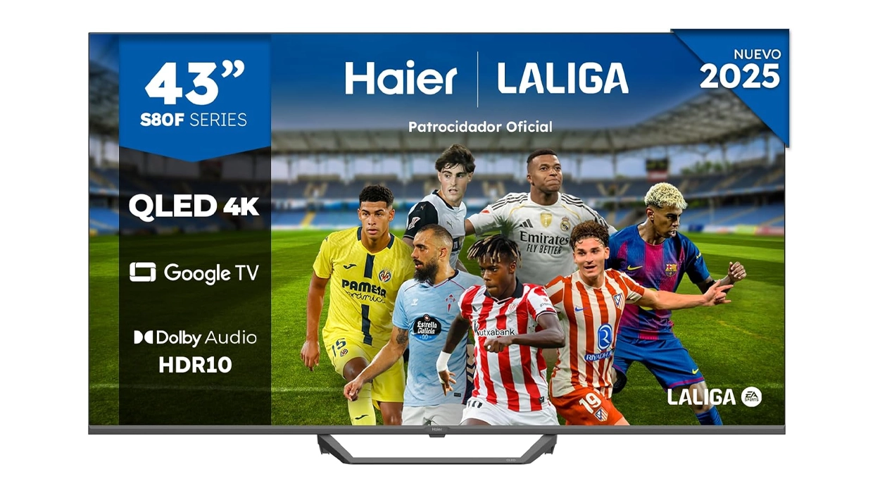 Smart TV Haier QLED 4K UHD H43S80FUX de 43