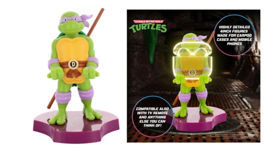 Soporte de sobremesa para móvil Cableguys TMNT Donatello