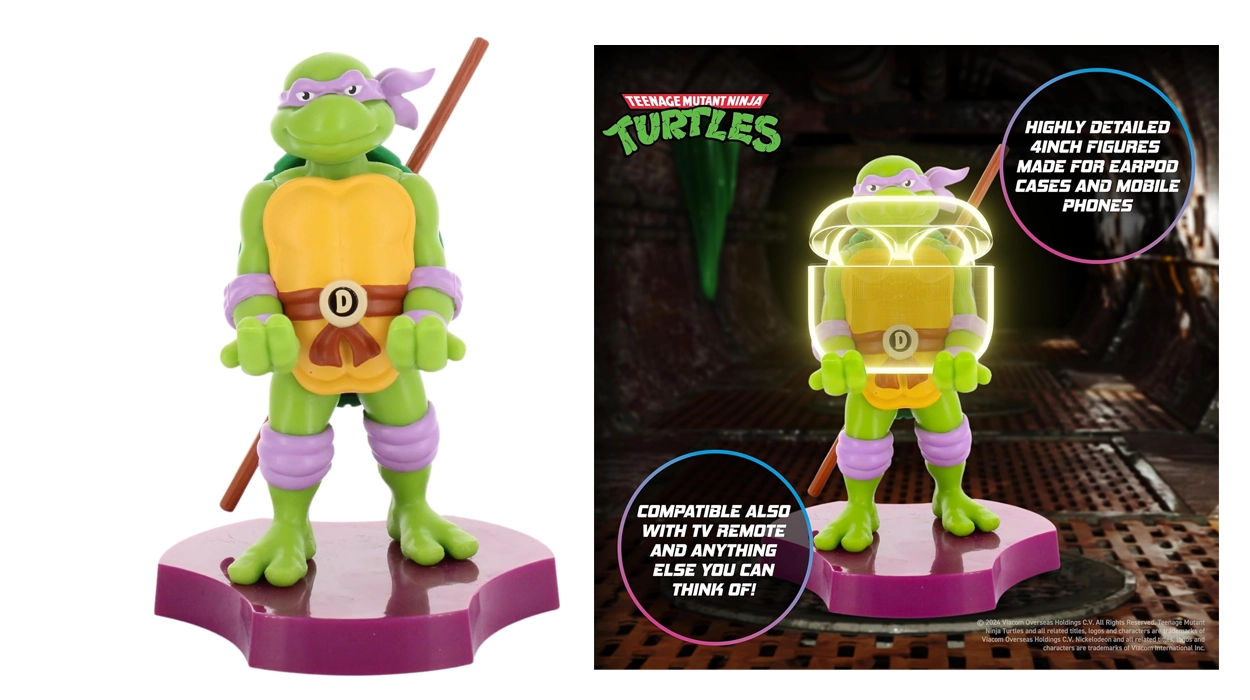 Soporte de sobremesa para móvil Cableguys TMNT Donatello