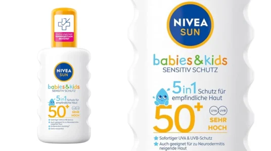 Spray solar Nivea Sun Kids Protección & Piel Sensible +50