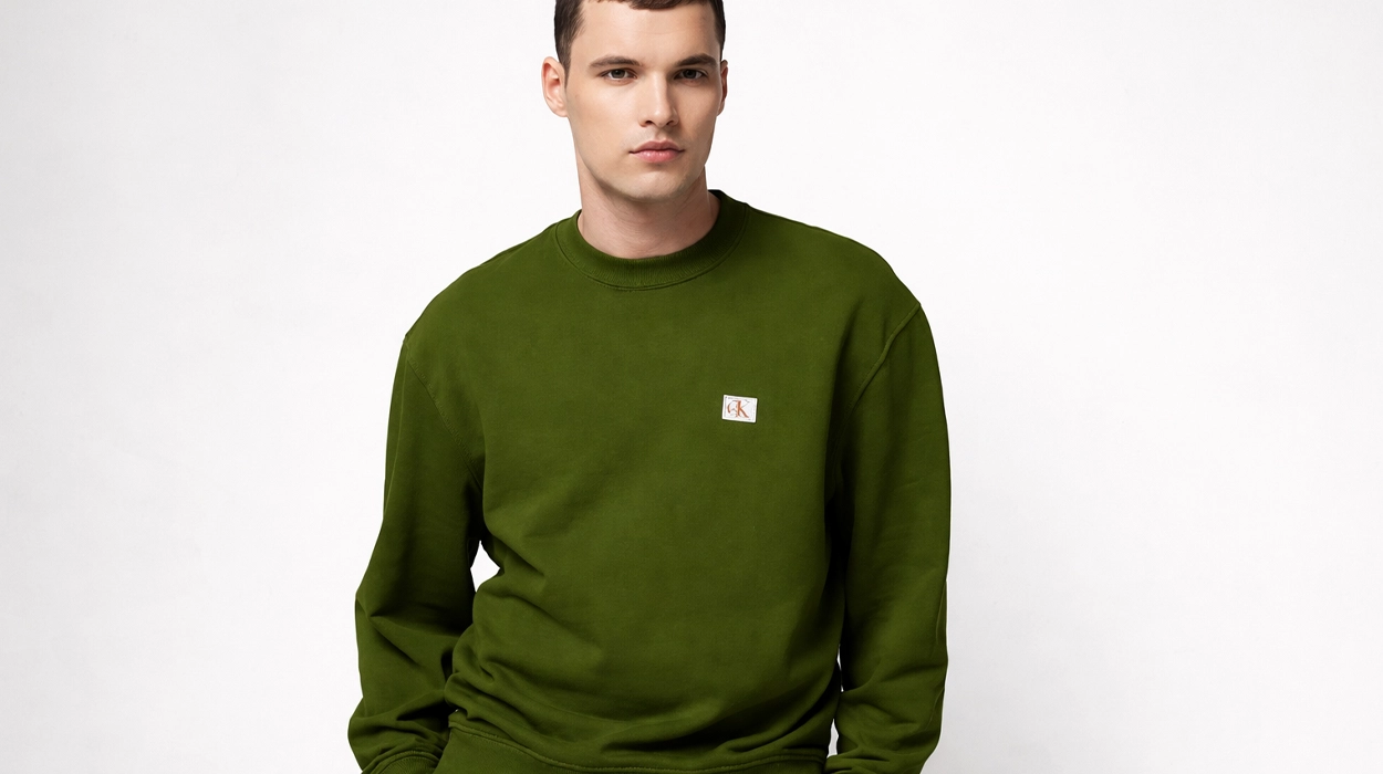 Sudadera Calvin Klein Terry Bage para hombre