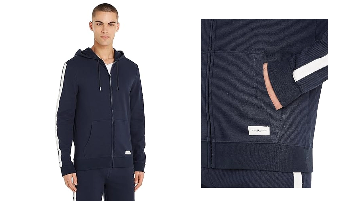 Sudadera Tommy Hilfiger con cremallera y capucha