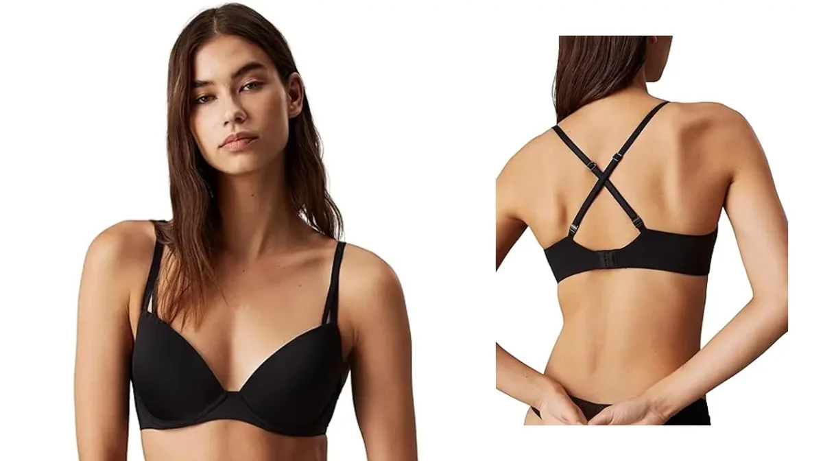 Sujetador de media copa Calvin Klein Lift elástico