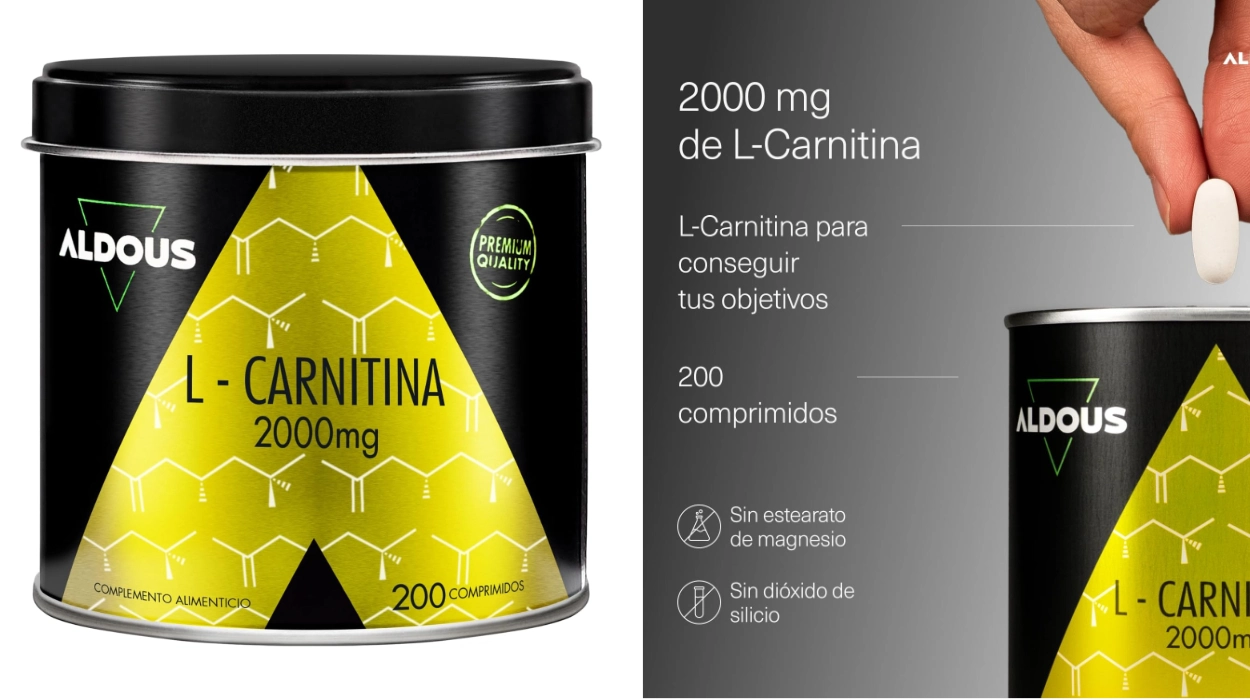 Suplemento L Carnitina 2000 mg
