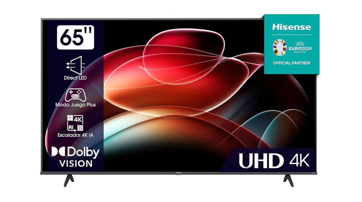 Amazon DERRIBA el precio de este TV 4K enorme que tiene todo para disfrutar a lo GRANDE, incluso Dolby Vision y modo gaming
