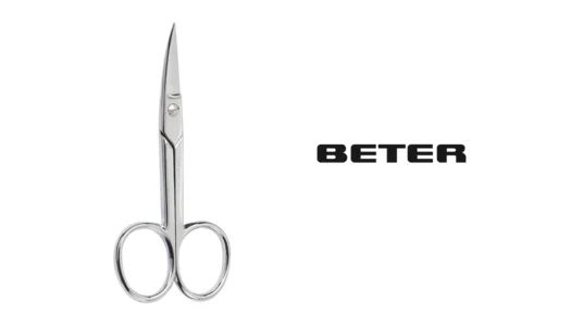 Tijera de manicura de punta curva Beter