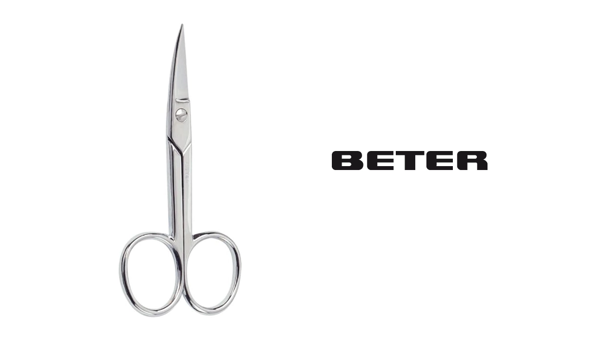 Tijera de manicura de punta curva Beter