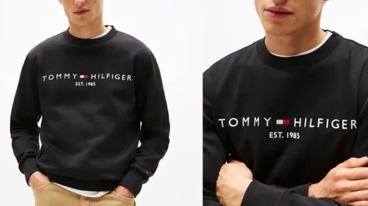 Tommy Hilfiger Sudadera Hombre Tommy Logo sin capucha