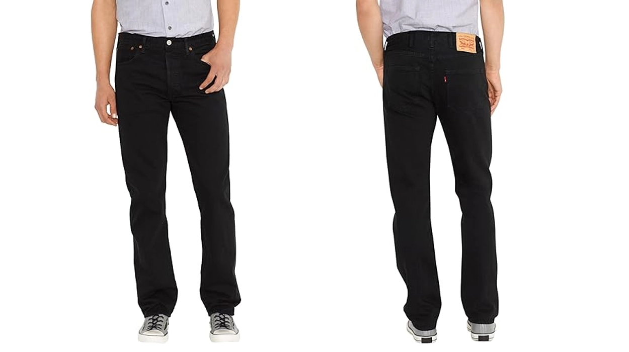 Vaqueros Levi's 501 Original Fit stonewashed black