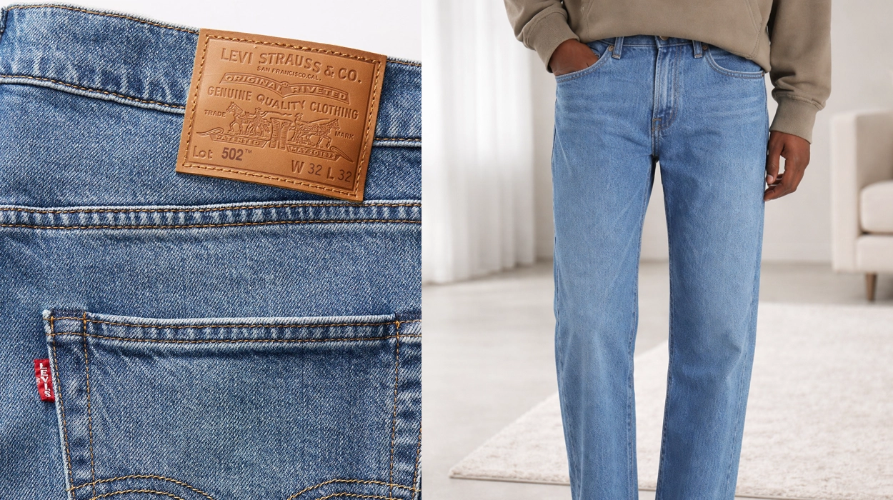 Vaqueros Levi's 502 taper para hombre