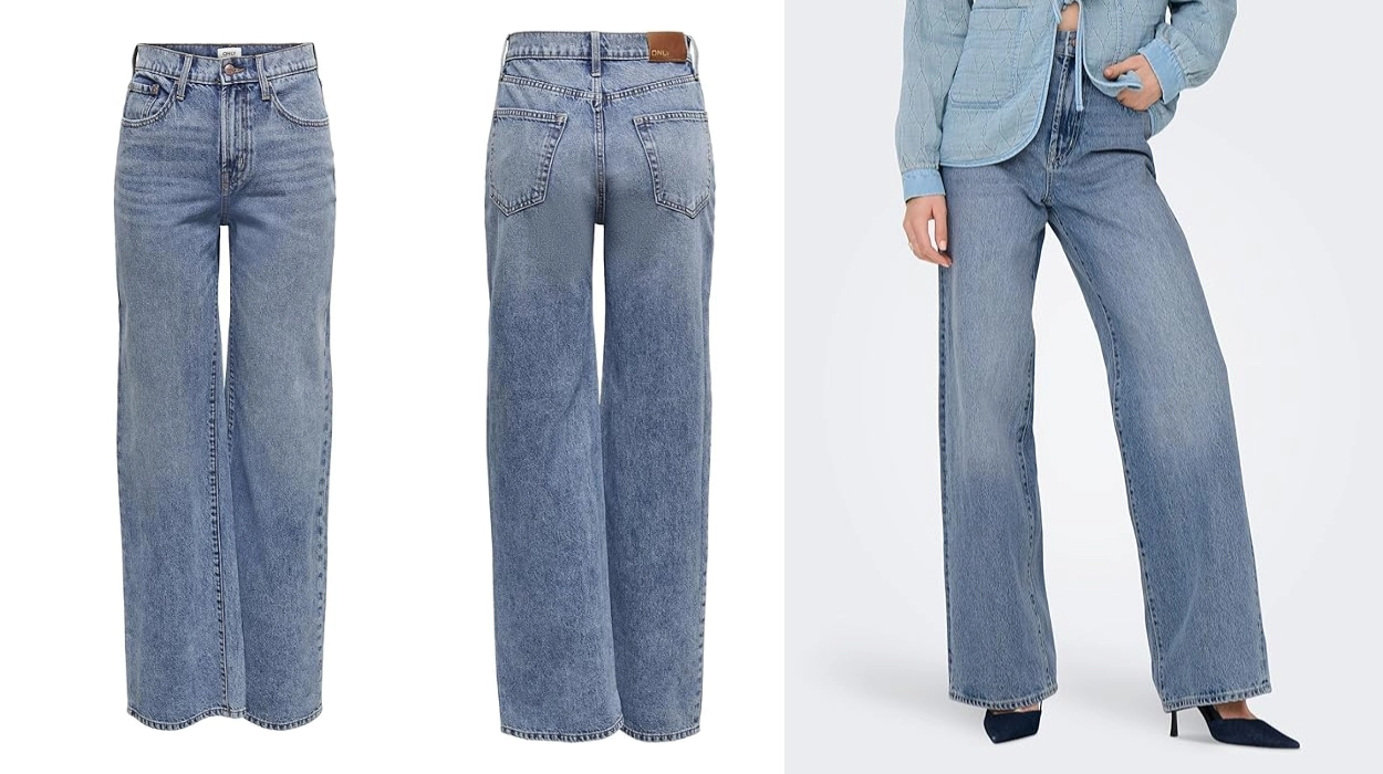 Vaqueros Only Wide Fit Onlhope High Waist